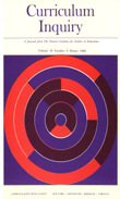 Cover image for Curriculum Inquiry, Volume 10, Issue 4, 1980