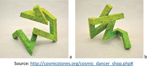 Figure 8. “Cosmic dancer”; first sculpture in space (Sculpted by Arthur Woods).