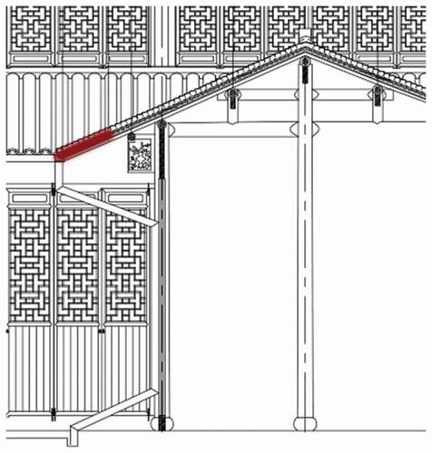 Figure 16. Cornice sunshade