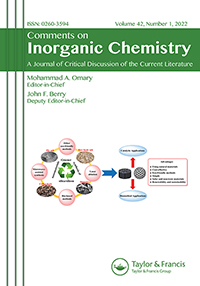 Cover image for Comments on Inorganic Chemistry, Volume 42, Issue 1, 2022