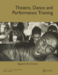 Cover image for Theatre, Dance and Performance Training, Volume 11, Issue 3, 2020