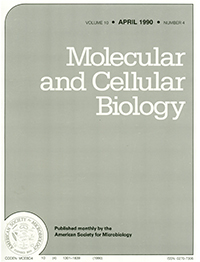 Cover image for Molecular and Cellular Biology, Volume 10, Issue 4, 1990