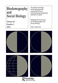 Cover image for Biodemography and Social Biology, Volume 65, Issue 1, 2020