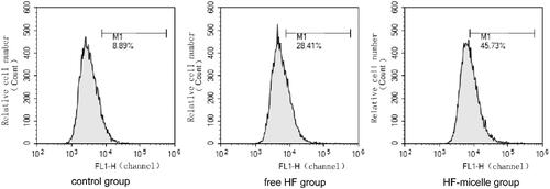 Figure 3. ROS levels determined by flow cytometry.