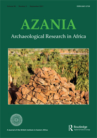 Cover image for Azania: Archaeological Research in Africa, Volume 56, Issue 3, 2021