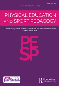 Cover image for Physical Education and Sport Pedagogy, Volume 28, Issue 1, 2023