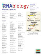Cover image for RNA Biology, Volume 9, Issue 12, 2012