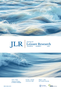 Cover image for Journal of Leisure Research, Volume 50, Issue 5, 2019