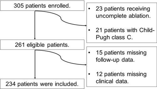 Figure 1 Patients selection process.