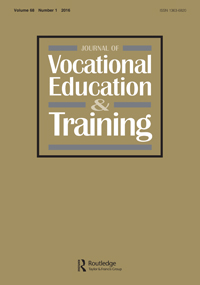 Cover image for Journal of Vocational Education & Training, Volume 68, Issue 1, 2016