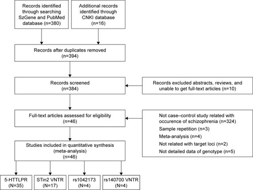 Figure 1 Study selection process in this meta-analysis.