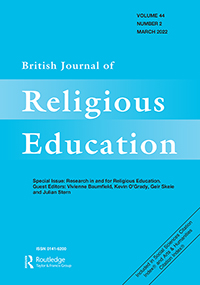 Cover image for British Journal of Religious Education, Volume 44, Issue 2, 2022