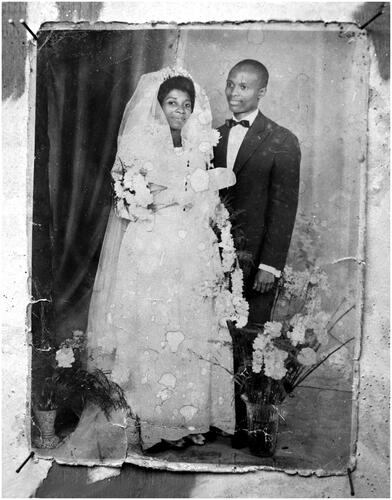 Figure 8 Wedding photo of Cyrille and Elisabeth Dualla Goethe Missipo. (Very likely Studio Goethe, Douala, 1962; © Photo Studio George)