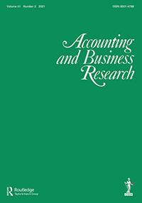 Cover image for Accounting and Business Research, Volume 51, Issue 2, 2021