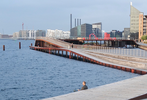 Figure 5. Today Copenhagen’s waterfront is a haven for walking, relaxation, contemplation, and exercise (of all sorts), providing the city with an animated blue lung (image: Matthew Carmona).