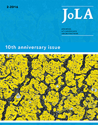 Cover image for Journal of Landscape Architecture, Volume 11, Issue 2, 2016