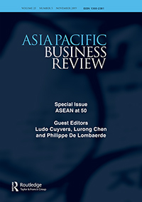 Cover image for Asia Pacific Business Review, Volume 25, Issue 5, 2019