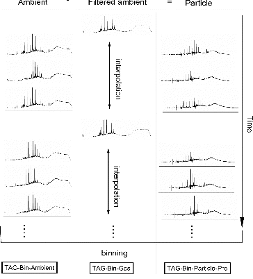 FIG. 4 TAG SOAR sampling sequence and TAG binning datasets.