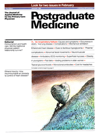 Cover image for Postgraduate Medicine, Volume 79, Issue 1, 1986