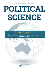 Cover image for Political Science, Volume 70, Issue 2, 2018