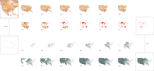 Figure 2. Danika Cooper, [Taking] Indigenous Lands, [Making] United States, 2020. Many histories of the United States present its formation, or its “making,” as the successful and neutral accumulation of land and territory. Alternative readings of US history, however, reveal that it was in fact the result of violent and brutal acts of “taking” of Indigenous land and territory.