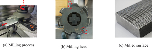 Figure 6. Manufacture of milled surface.