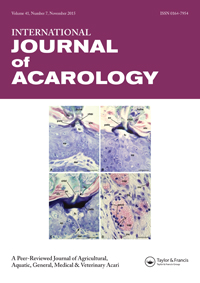 Cover image for International Journal of Acarology, Volume 41, Issue 7, 2015