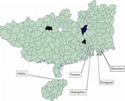 Figure 7. Lingnan macroregion, 01 February 2010.