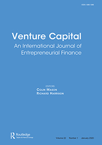 Cover image for Venture Capital, Volume 22, Issue 1, 2020