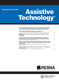 Cover image for Assistive Technology, Volume 32, Issue 6, 2020
