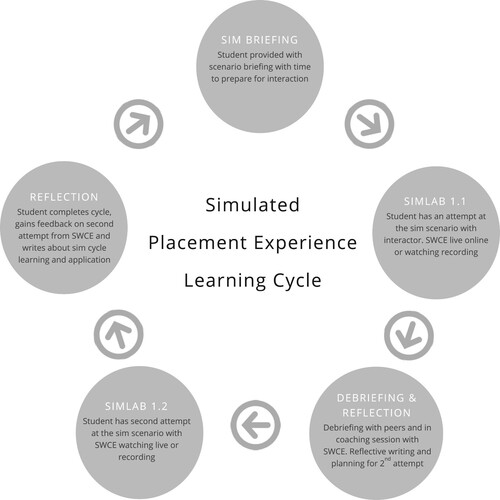 Figure 1 The reflective model of learning in the SPE
