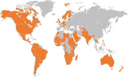 Figure 1. RV vaccination in NIPs worldwide.NIP, national immunization program; RV, rotavirus. Source: International Vaccine Access CenterCitation23