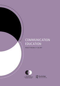 Cover image for Communication Education, Volume 70, Issue 3, 2021
