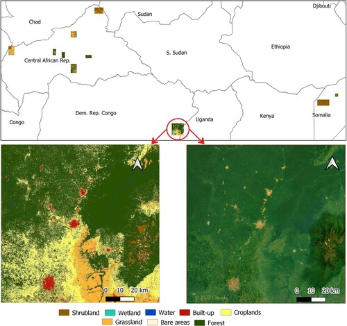 Figure 4. Land cover map obtained in Sentinel-2 allB classification test.