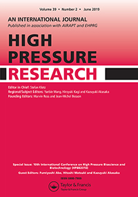 Cover image for High Pressure Research, Volume 39, Issue 2, 2019
