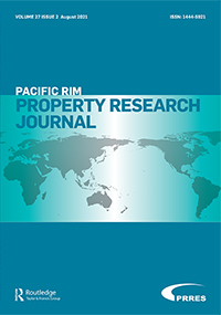 Cover image for Pacific Rim Property Research Journal, Volume 27, Issue 2, 2021