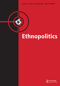 Cover image for Ethnopolitics, Volume 23, Issue 1, 2024