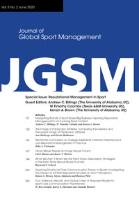 Cover image for Journal of Global Sport Management, Volume 5, Issue 2, 2020