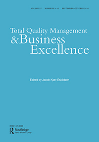 Cover image for Total Quality Management & Business Excellence, Volume 27, Issue 9-10, 2016