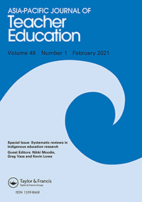 Cover image for Asia-Pacific Journal of Teacher Education, Volume 49, Issue 1, 2021