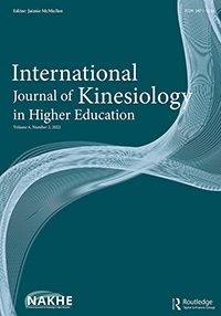 Cover image for International Journal of Kinesiology in Higher Education, Volume 6, Issue 2, 2022