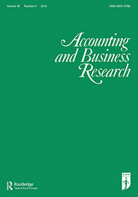 Cover image for Accounting and Business Research, Volume 45, Issue 4, 2015