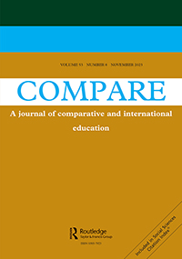 Cover image for Compare: A Journal of Comparative and International Education, Volume 53, Issue 8, 2023