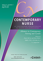 Cover image for Contemporary Nurse, Volume 33, Issue 2, 2009