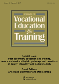 Cover image for Journal of Vocational Education & Training, Volume 69, Issue 1, 2017