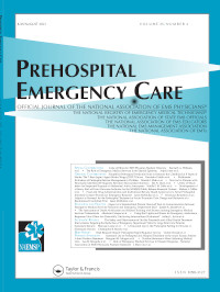 Cover image for Prehospital Emergency Care, Volume 25, Issue 4, 2021