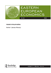 Cover image for Eastern European Economics, Volume 58, Issue 1, 2020