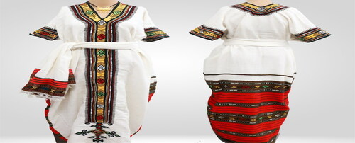 Figure 4. Ethiopian cultural coffee dress.