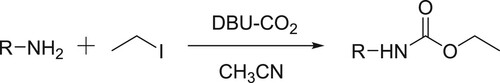 Scheme 77. Synthesis of N-alkyl carbamates.