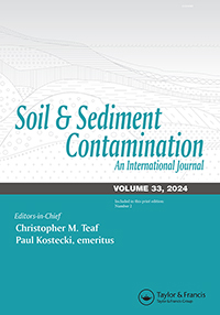 Cover image for Soil and Sediment Contamination: An International Journal, Volume 33, Issue 2, 2024